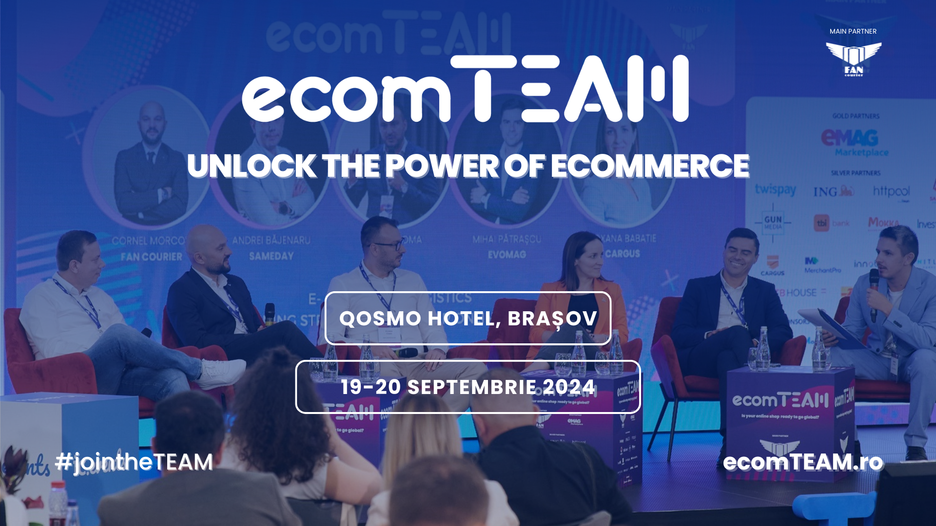 Hai cu noi în teambuildingul e-commerce-ului românesc. ecomTEAM 2024 se apropie: ce teme abordăm anul acesta și cum se va desfășura evenimentul?